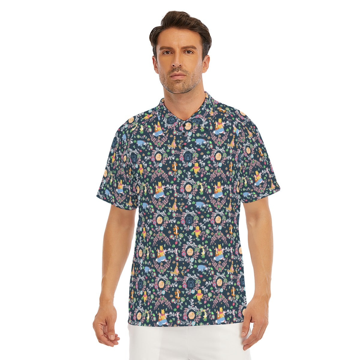 Garden Whimsy - Hundred Acre Blooms - Men's Polo Shirt