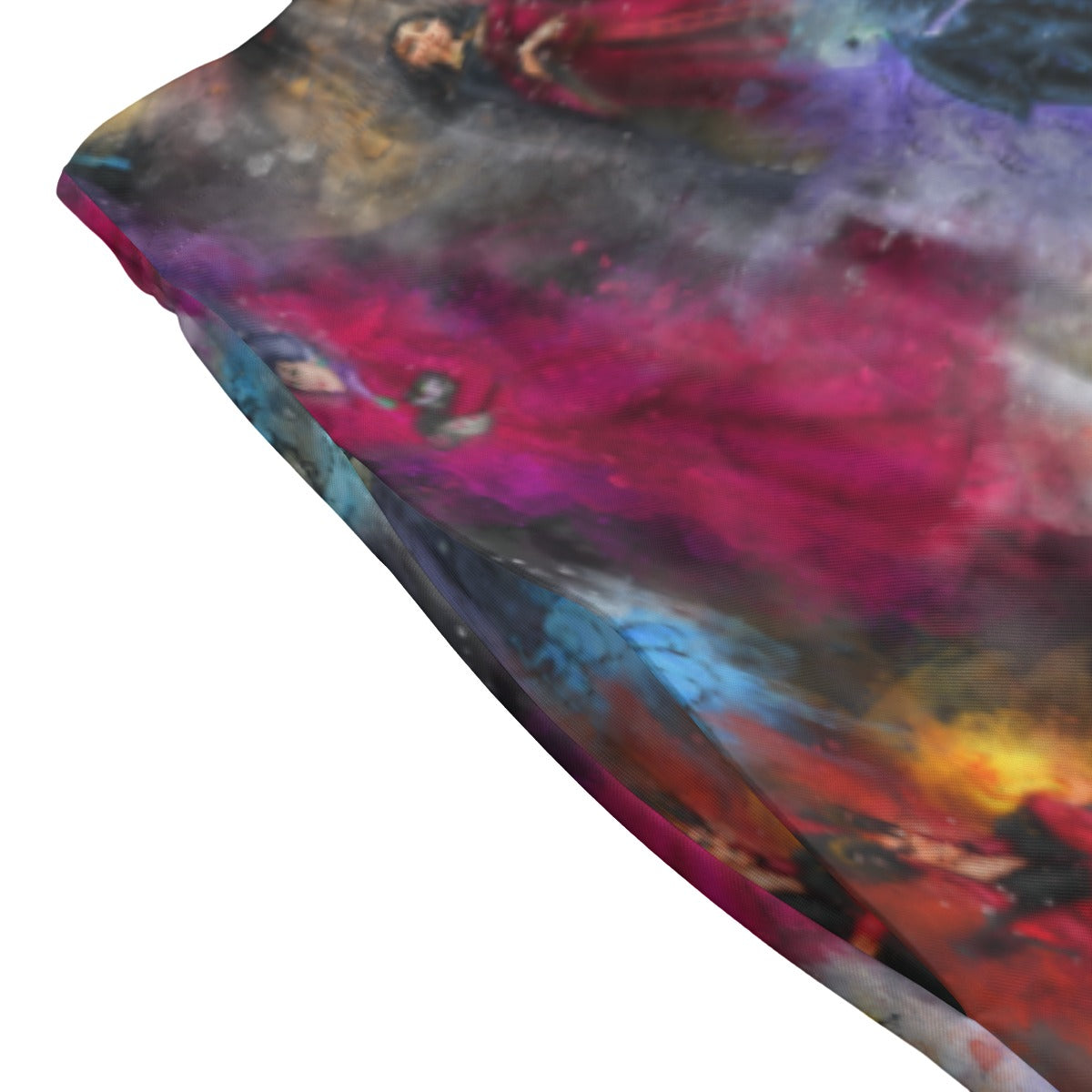 Watercolor Wicked Villains - Women’s Pocket Midi Skirt
