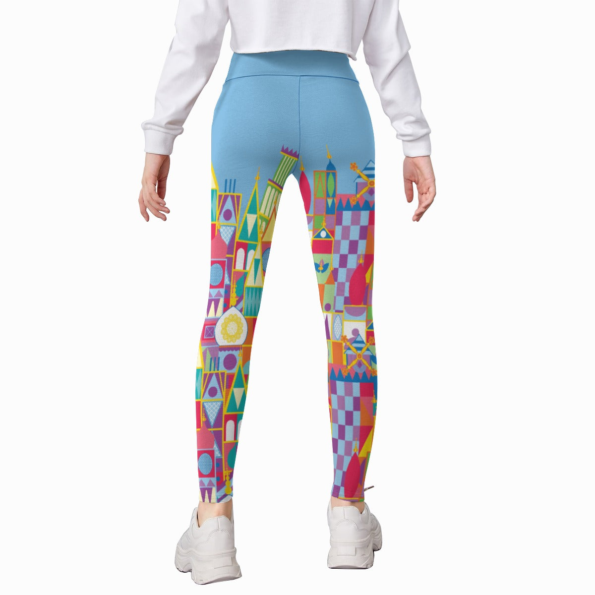Whimsical World Facade - Kid's Leggings