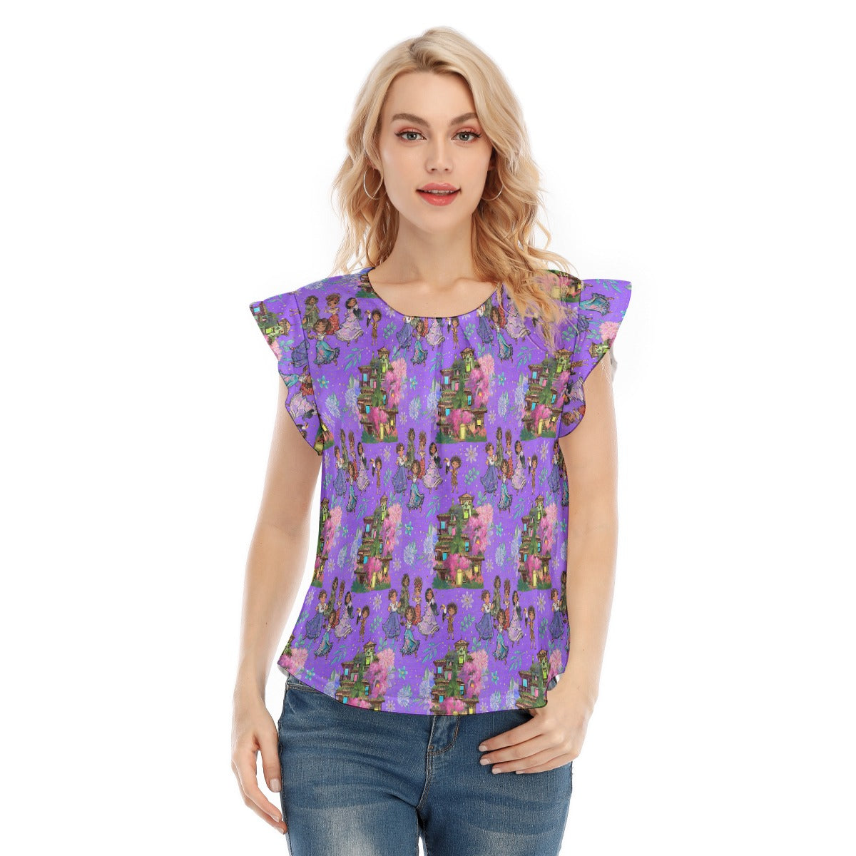 Whimsical Family Magic - Women’s Flutter Sleeve Top