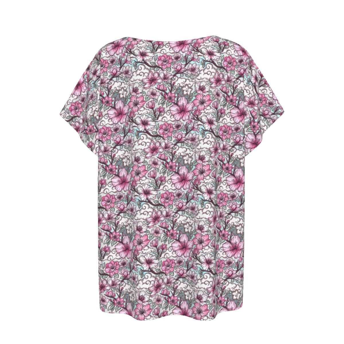 Fairytale Florals – Blossoms of Honor - Women’s Relaxed Fit Scoop Tee