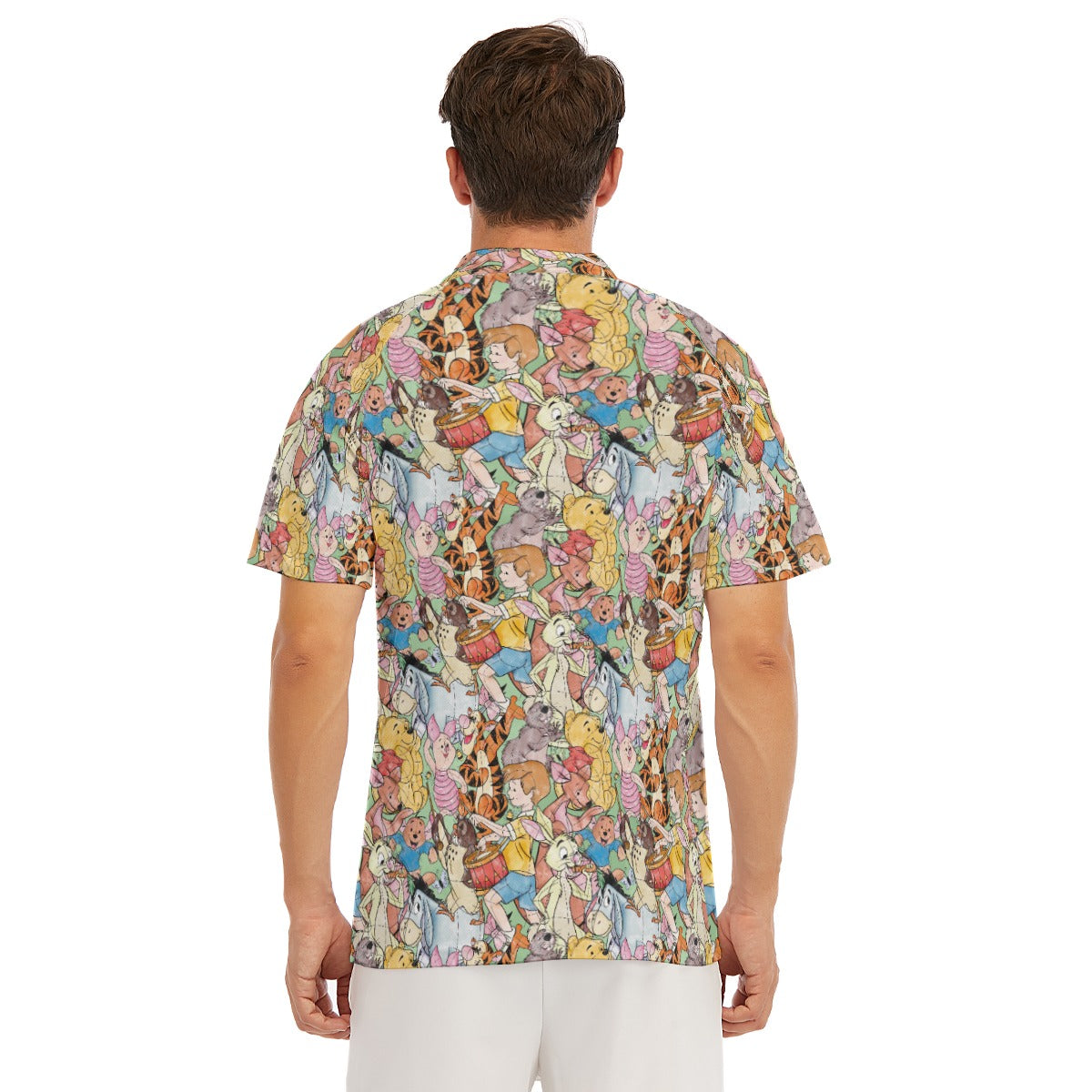 Sketched Hundred Acre Crew - Men's Polo Shirt