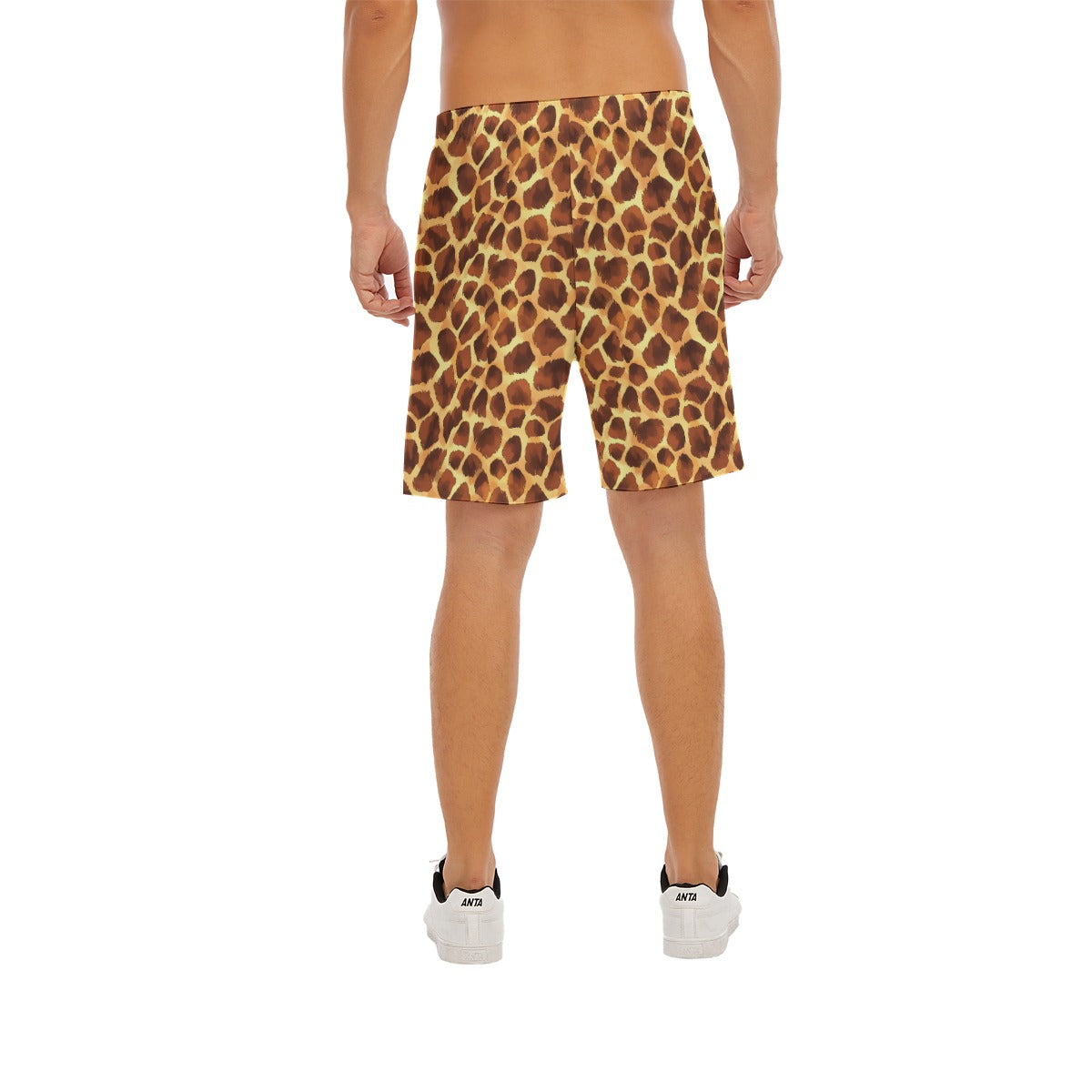 Animal Print - Giraffe - Men’s Pocket Beach Shorts