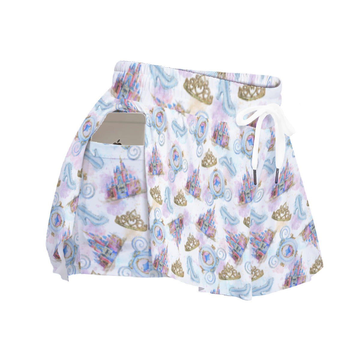 Watercolor Fairytale Fantasy - Women's Flowy Pocket Shorts