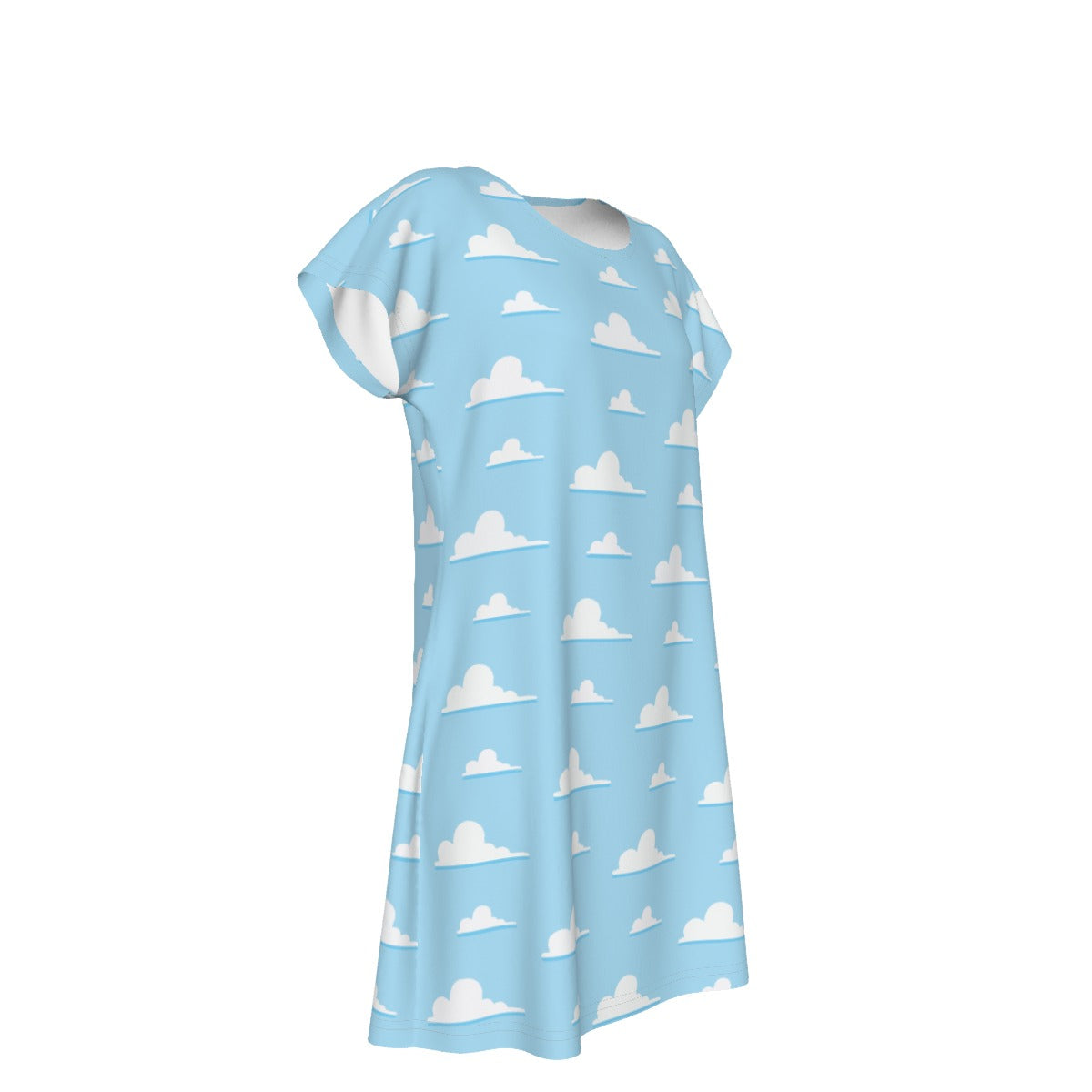 Andy’s Room Clouds - Women's T-Shirt Dress