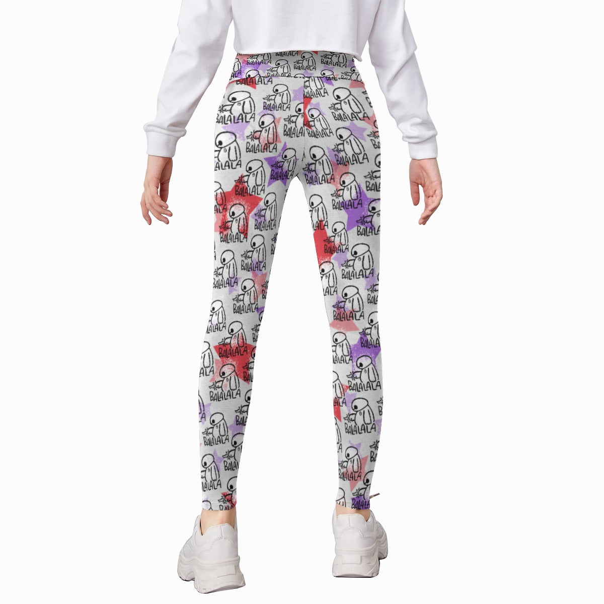 White Robot Balala - Kid's Leggings