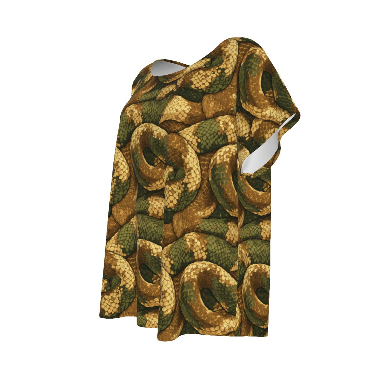 Animal Print - Snake - Women’s Relaxed Fit Scoop Tee