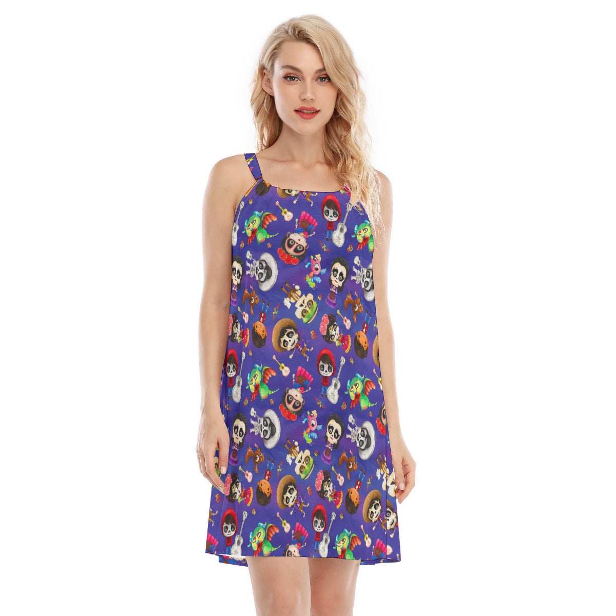Poco Loco Día de Muertos - Women’s Adjustable Sundress