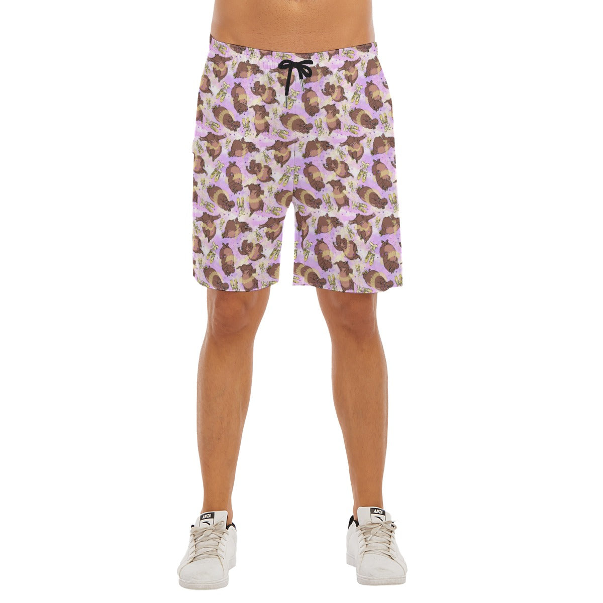 Ballerina Hippos - Men’s Pocket Beach Shorts