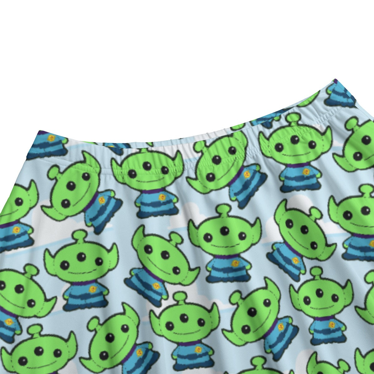 Little Green Space Aliens - Women’s Pocket Midi Skirt