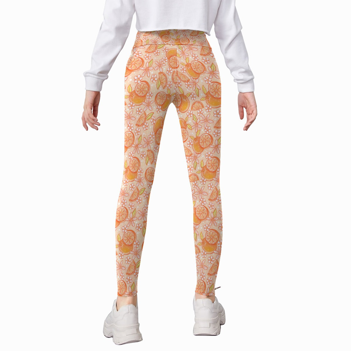 Summer Fruits - Oranges - Kid's Leggings