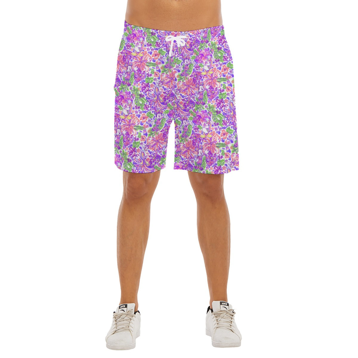 Tropical Splash Vibes - Iconic Crew - Men’s Pocket Beach Shorts
