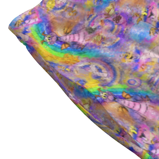 Figment Watercolor Rainbow - Women’s Pocket Midi Skirt