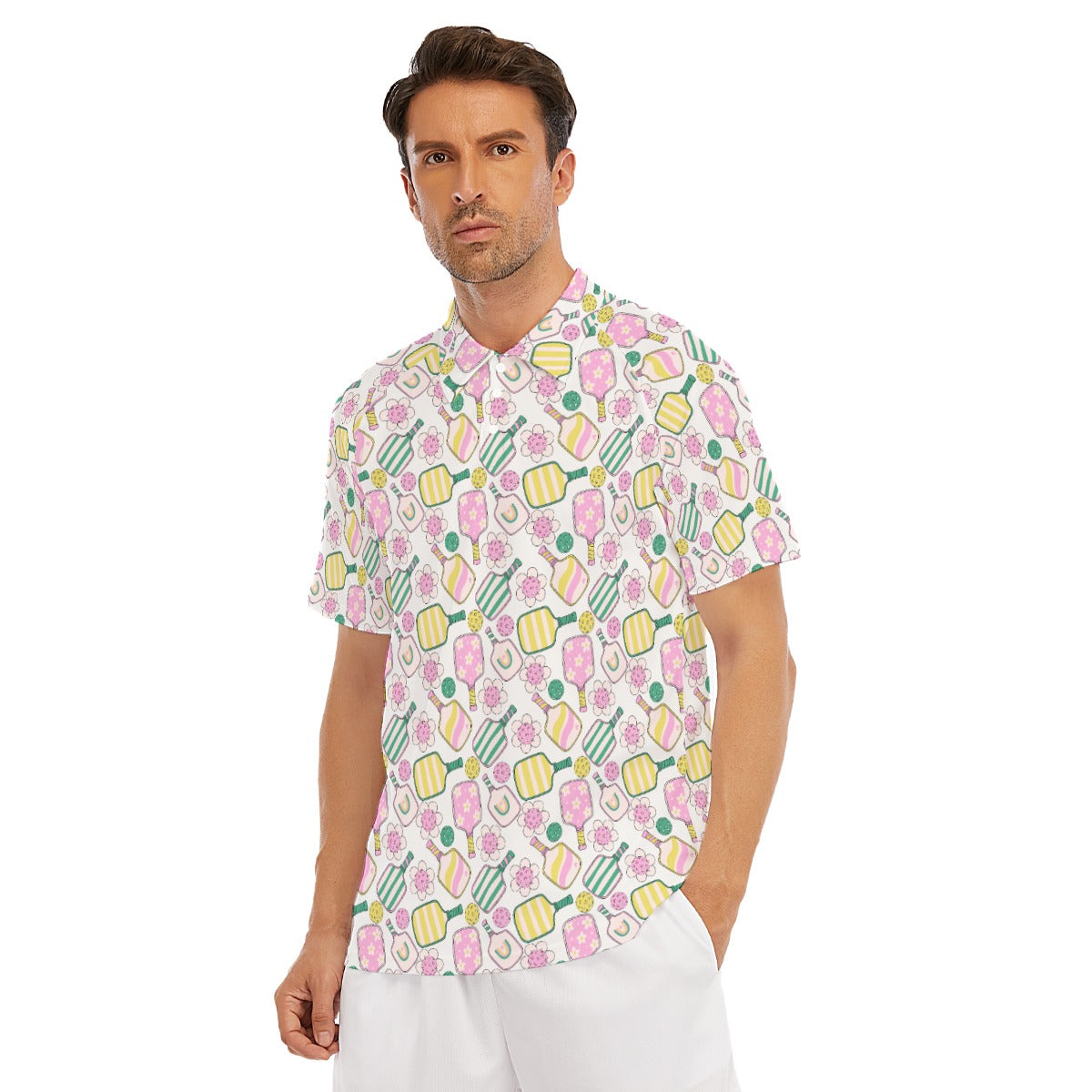 Pretty Pickleball Paddles - Men's Polo Shirt