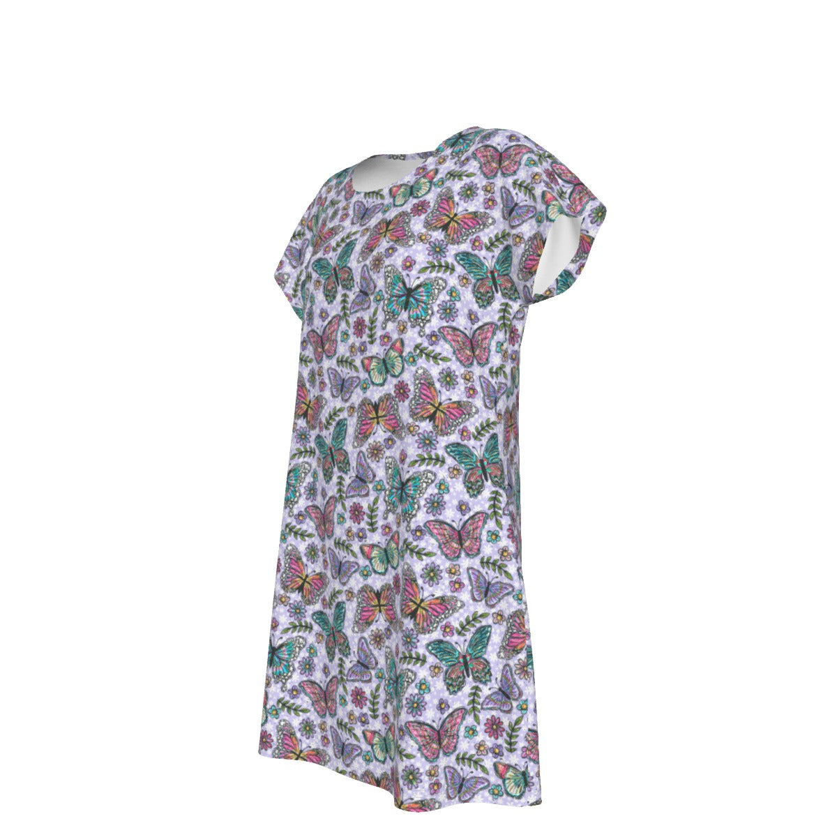 Butterfly Magic - Women's T-Shirt Dress