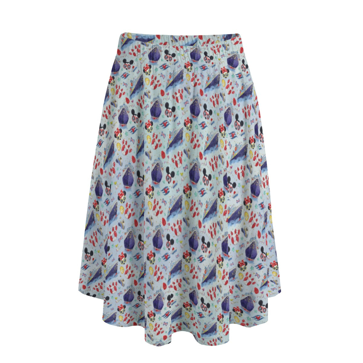 DCL Cruise Style Adventure - Women’s Pocket Midi Skirt