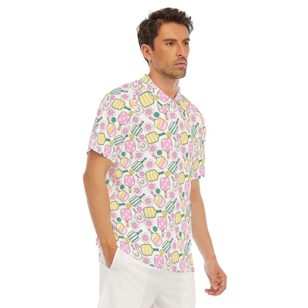 Pretty Pickleball Paddles - Men's Polo Shirt