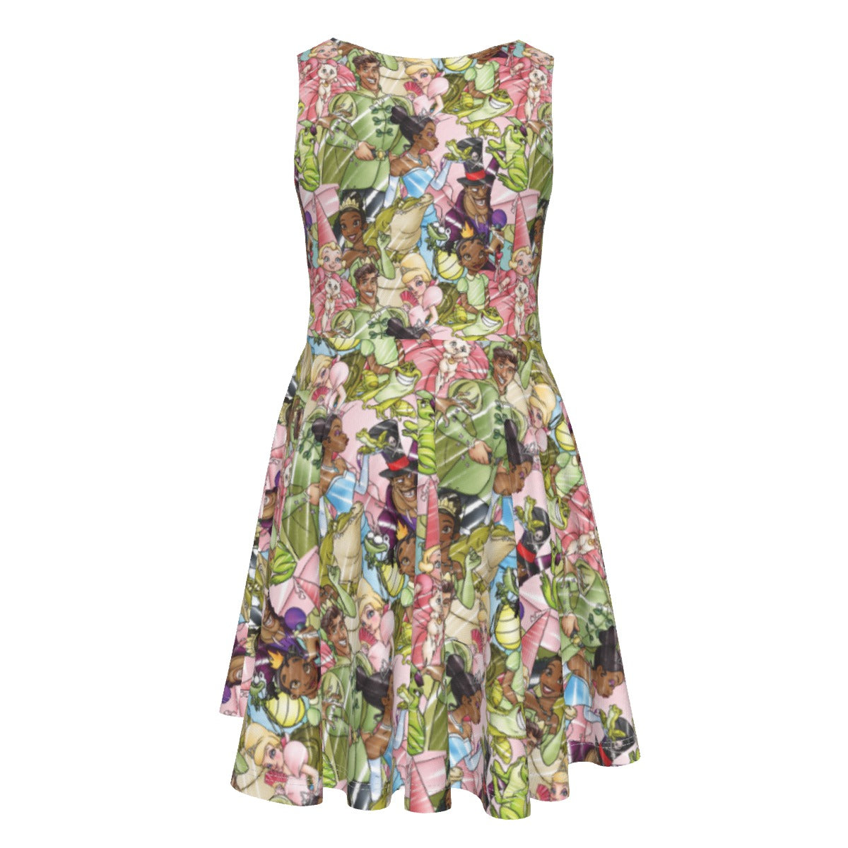 Bayou Royal Sketchched - Kid's Sleeveless Skater Dress