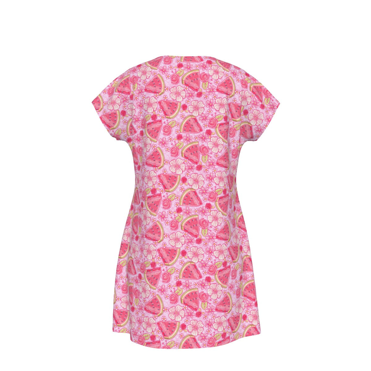 Summer Fruits - Watermelon - Women's T-Shirt Dress