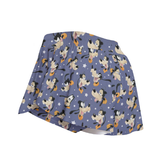 Funny Silly Dog - Women's Flowy Pocket Shorts