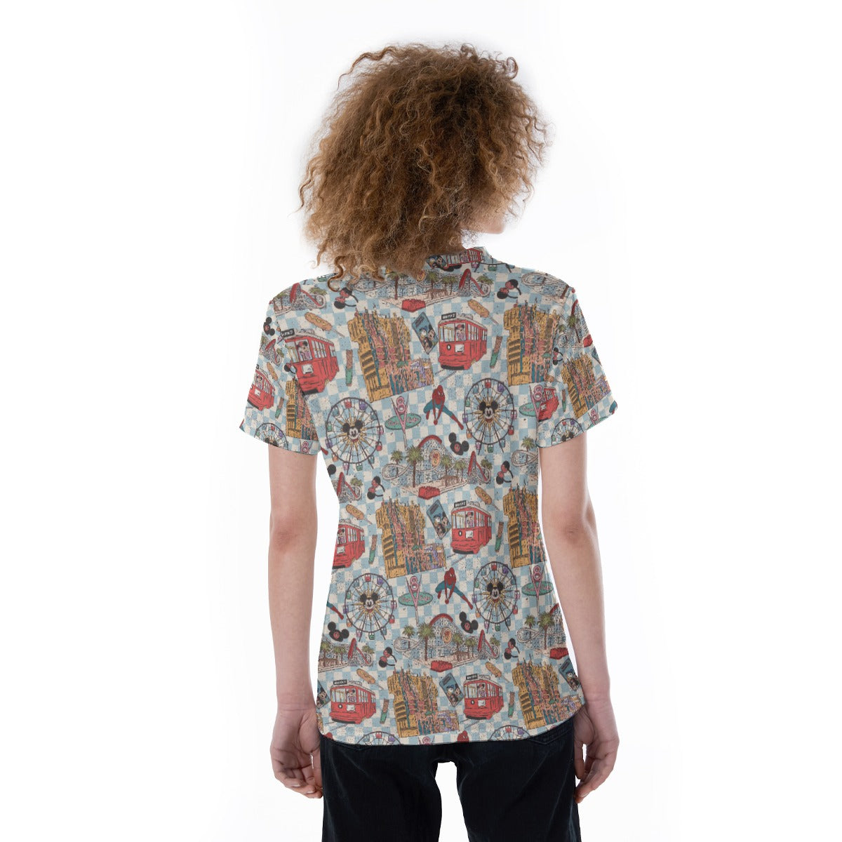 Revamped DCA - Women's Short Sleeve V-Neck T-Shirt