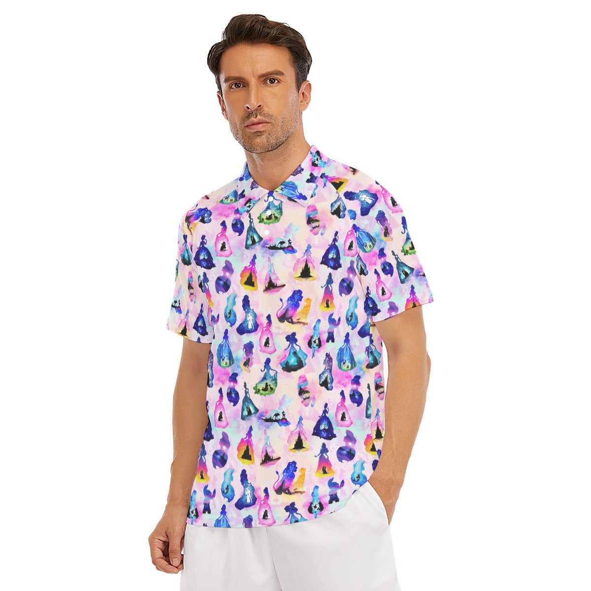 Princess And Classic Animation Silhouettes - Men's Polo Shirt