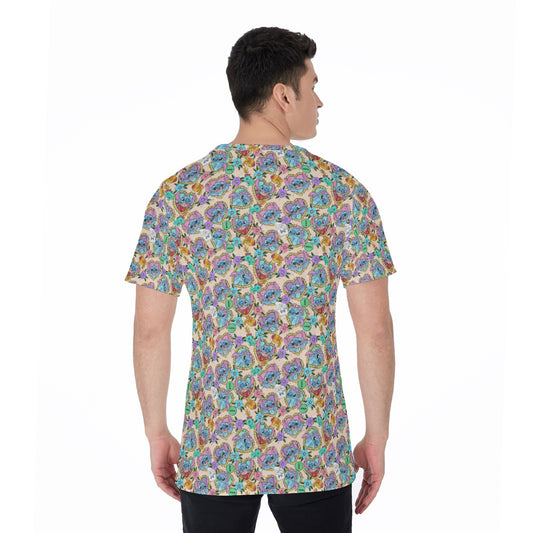 Tattoo Hearts Island Mischief - Men's Short Sleeve T-Shirt