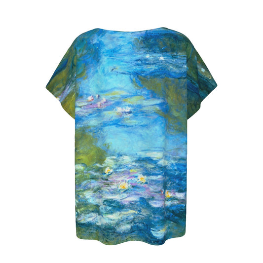 Monet Water Lillies - Women’s Relaxed Fit Scoop Tee