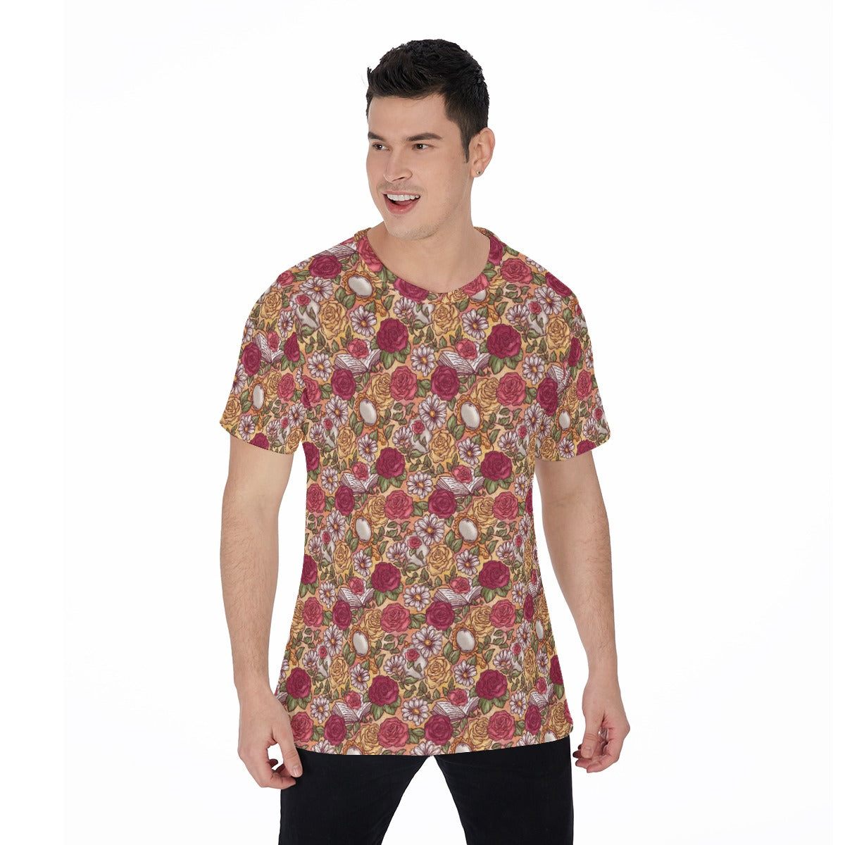 Fairytale Florals – Timeless Tale Blooms - Men's Short Sleeve T-Shirt