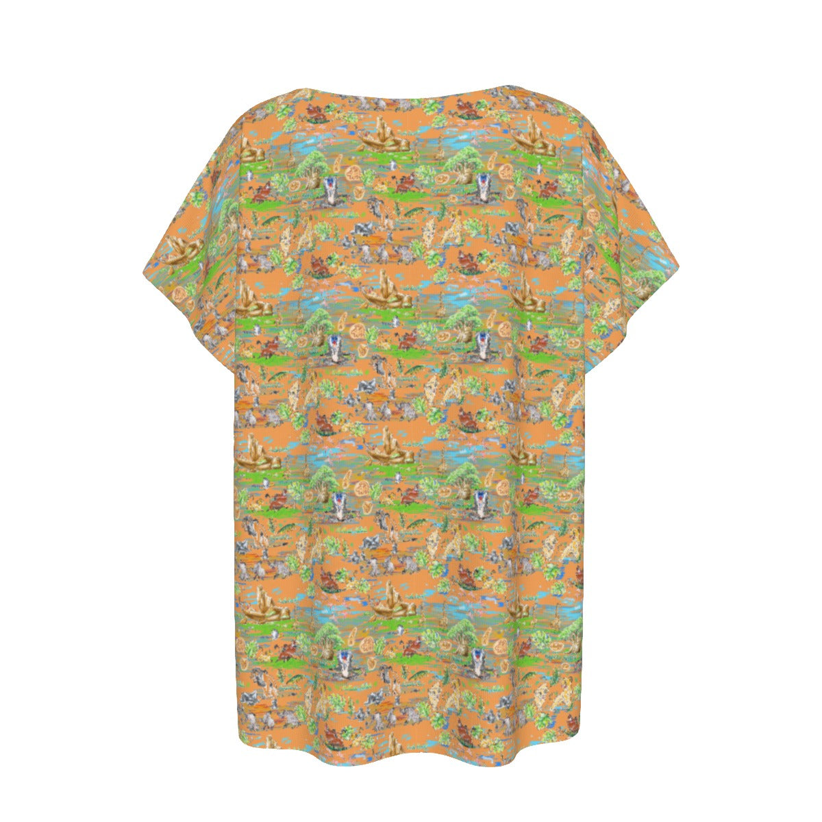 Savanna Sunset Stories - Women’s Relaxed Fit Scoop Tee