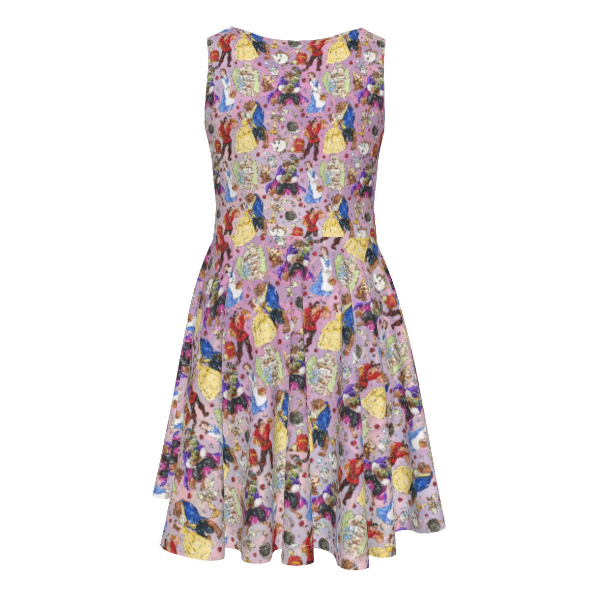 Enchanted Tale Sketch - Kid's Sleeveless Skater Dress