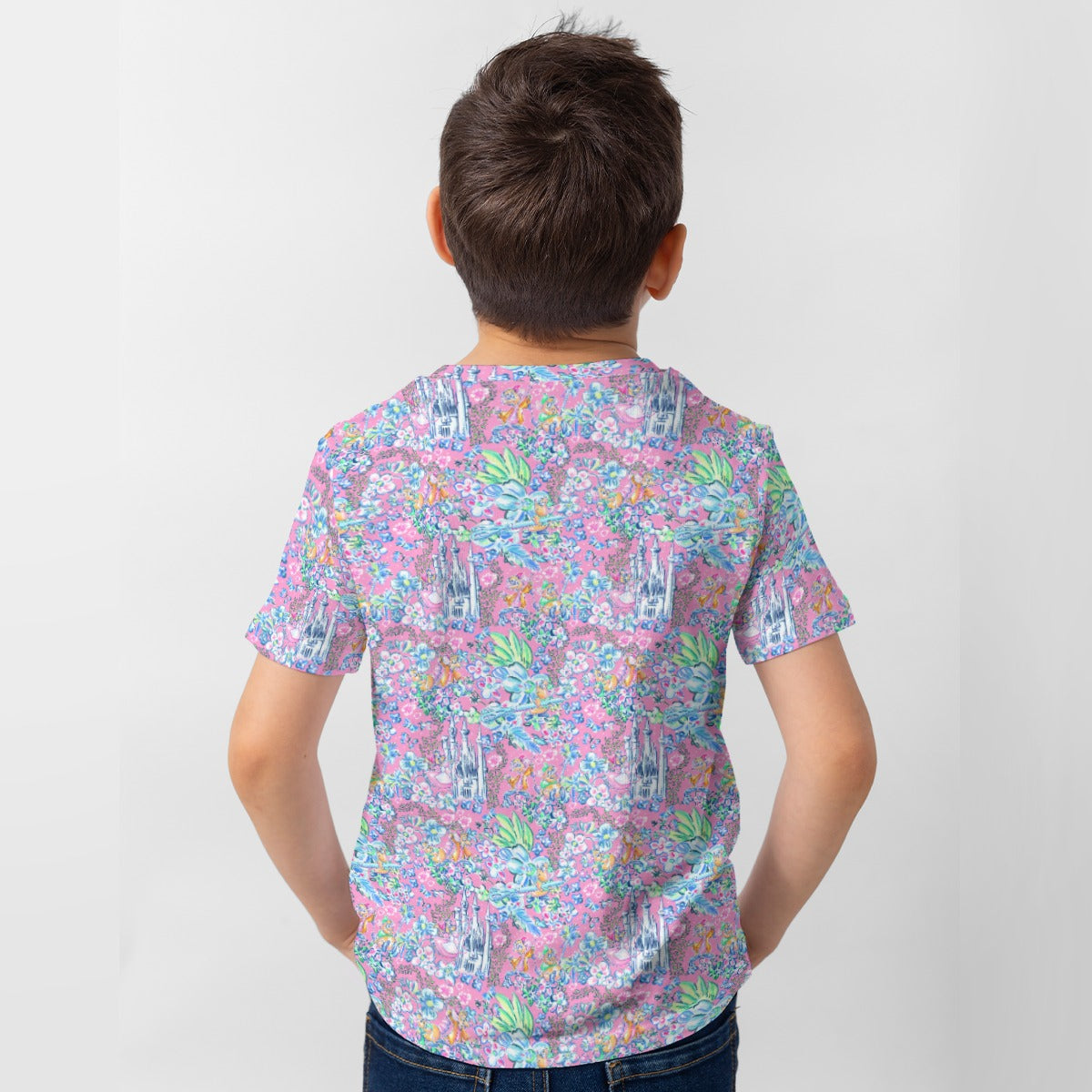 Bright Tropical Dreams - Enchanted Squeaky Helpers - Kid’s Short Sleeve T-Shirt