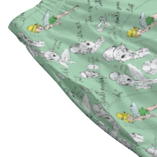 Drawing Pixie Fairy - Women’s Pocket Midi Skirt