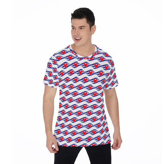 Nautical Cruise Logo Print - Men's Short Sleeve T-Shirt