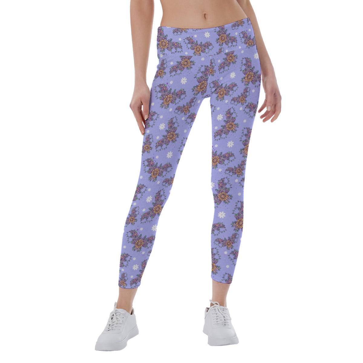 Blooming Bats - Women's Yoga Leggings