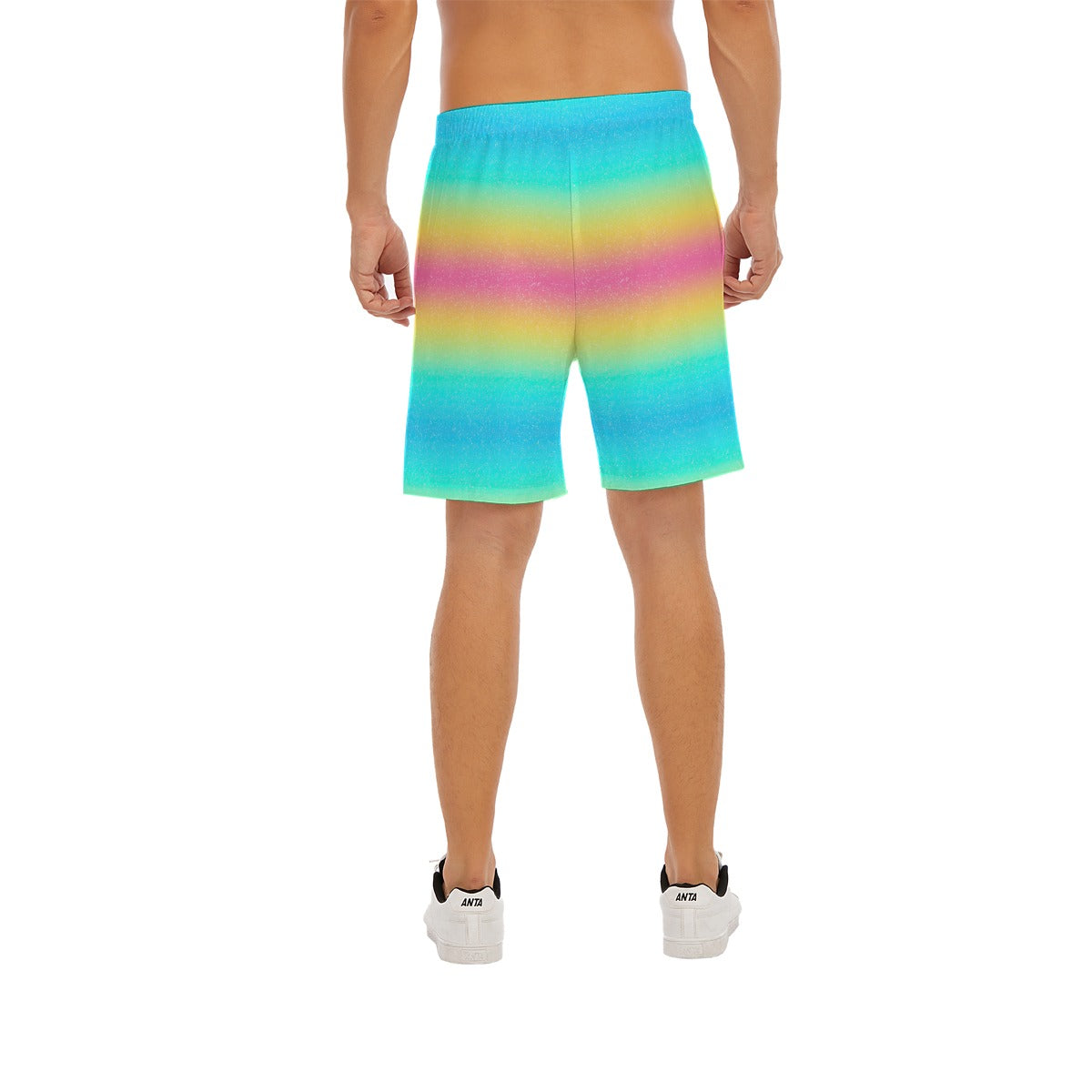 Rainbow Ombre - Men’s Pocket Beach Shorts