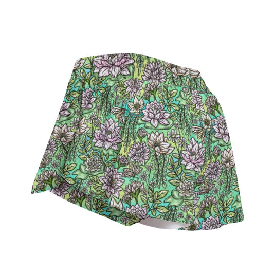 Fairytale Florals – Bayou Blooms - Women's Flowy Pocket Shorts