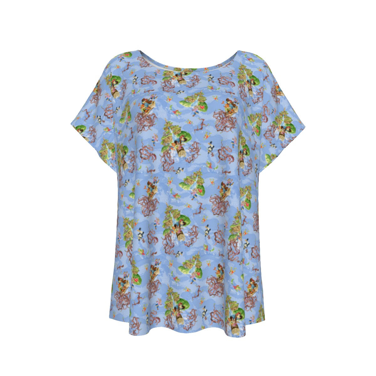 Briar Patch Splash - Women’s Relaxed Fit Scoop Tee