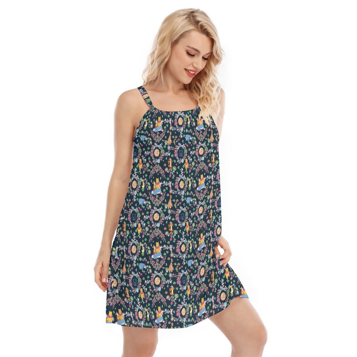 Garden Whimsy - Hundred Acre Blooms - Women’s Adjustable Sundress