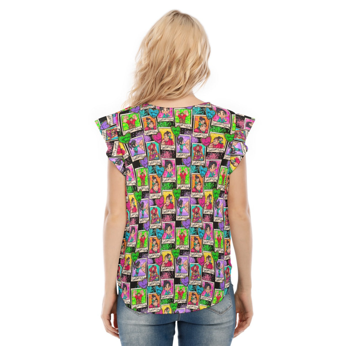 You're My Hero - Women’s Flutter Sleeve Top