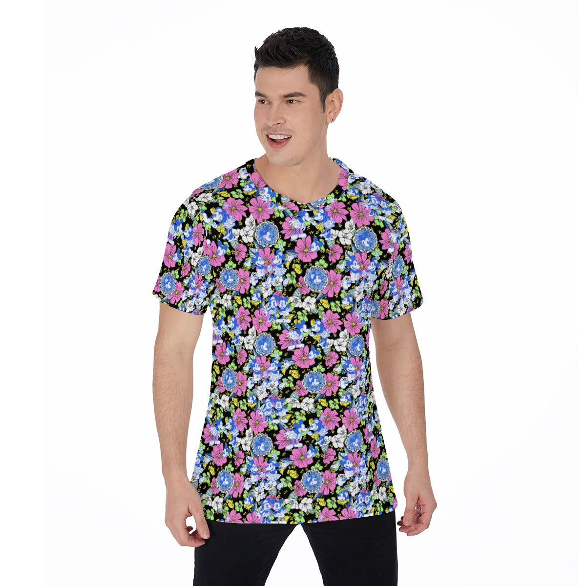 Garden Whimsy - Vintage Mouse Romance - Men's Short Sleeve T-Shirt