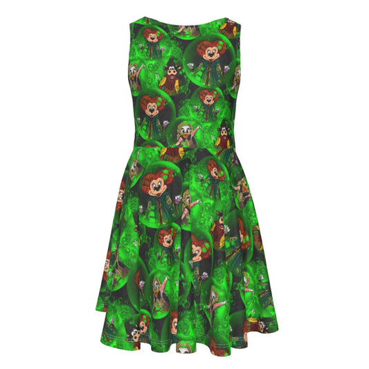 Wicked Witches’ Covenches - Kid's Sleeveless Skater Dress