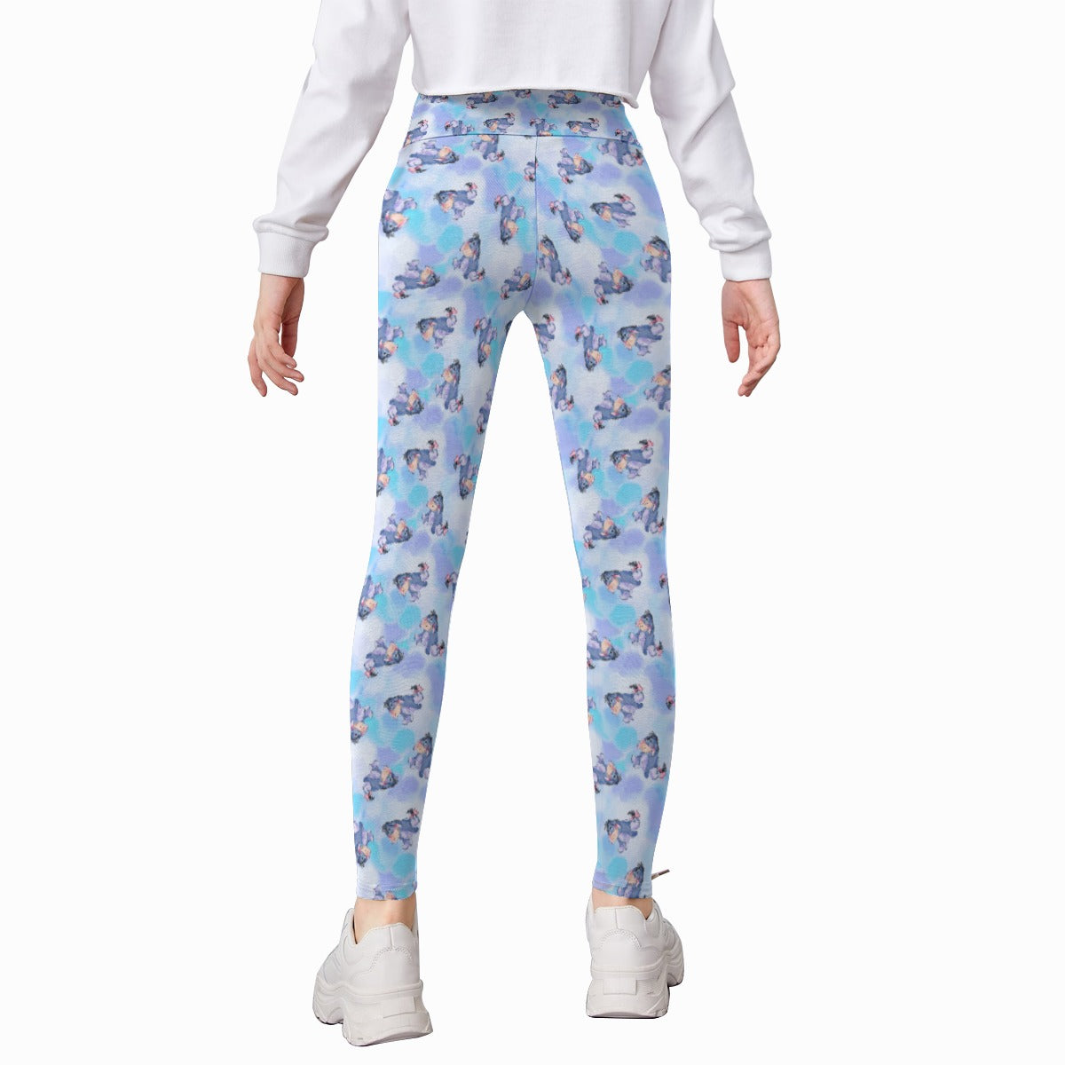 Watercolor Gentle Donkey - Kid's Leggings