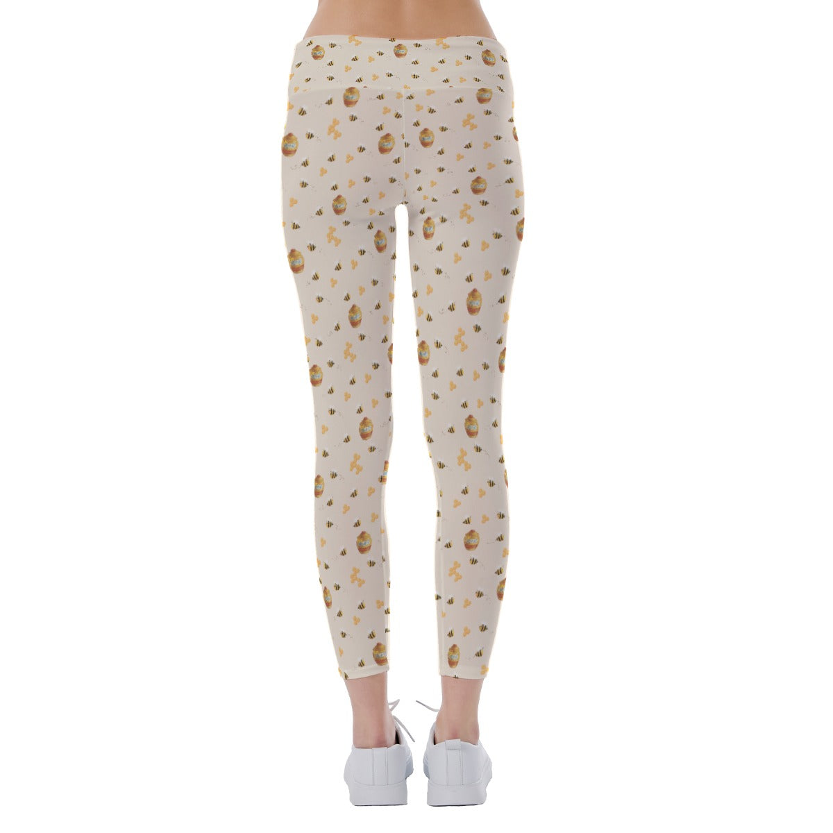 Sweet Hunny Pot & Bees - Women's Yoga Leggings