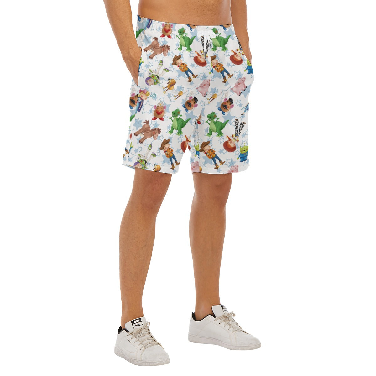 Playful Toy Friends - Men’s Pocket Beach Shorts