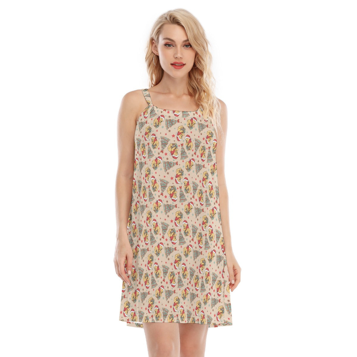 Cozy Bear Holiday Cheer - Women’s Adjustable Sundress