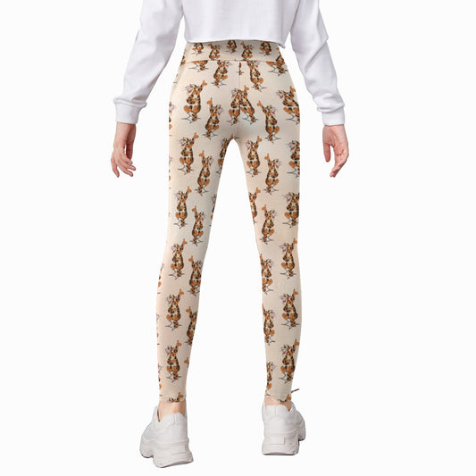 Sketched Bouncing Buddy - Kid's Leggings