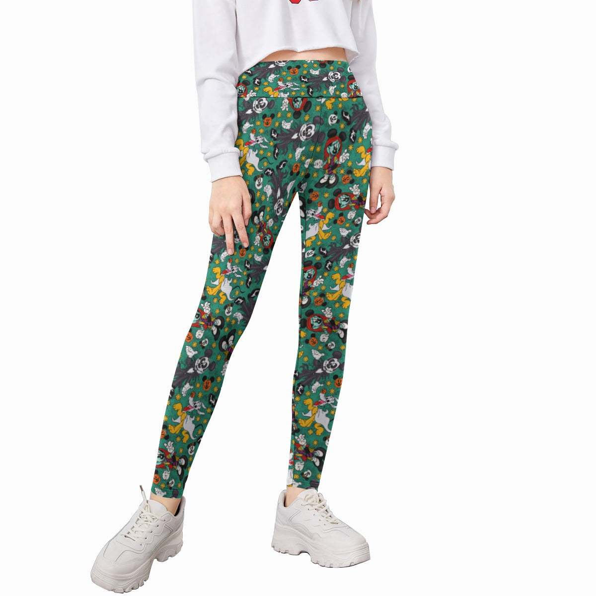 Beloved Couple as Spooky Pair - Kid's Leggings