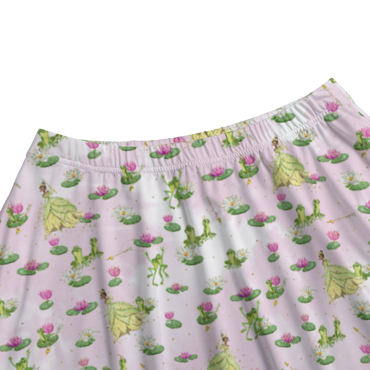 Watercolor Bayou Princess & Frog - Women’s Pocket Midi Skirt