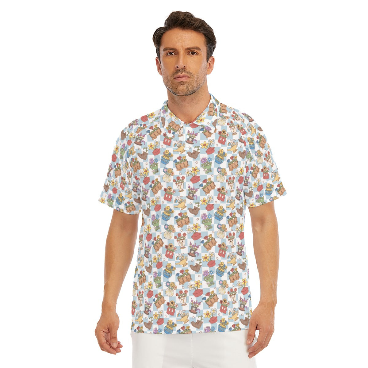 Flourishing Fairytale Pots - Men's Polo Shirt